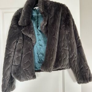 Faux fur jacket by Black Swan